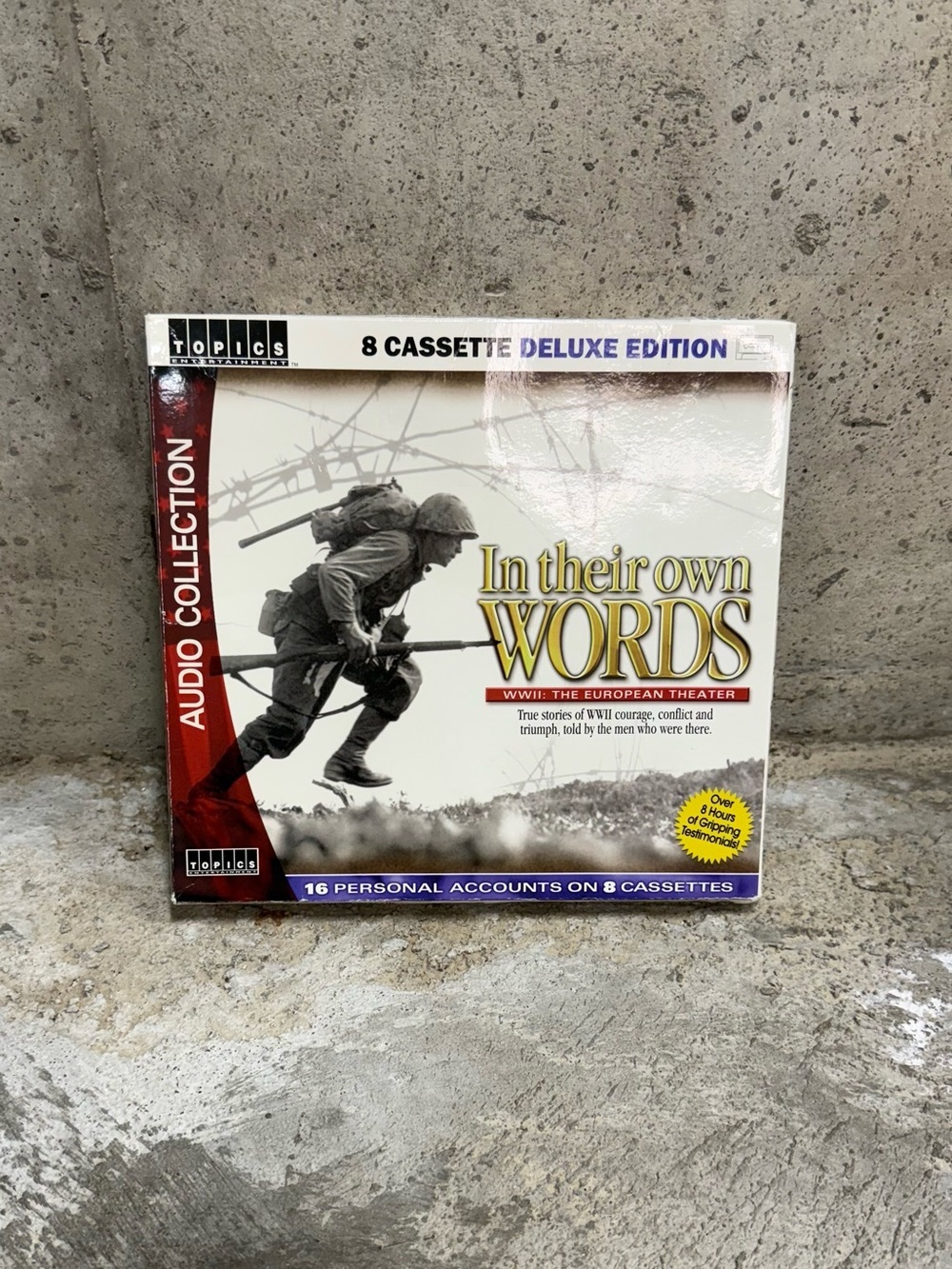 WWII In Their Own Words European Theater 8 Cassette Audio Set